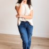 Morgan Dark Denim Cargo Jeans