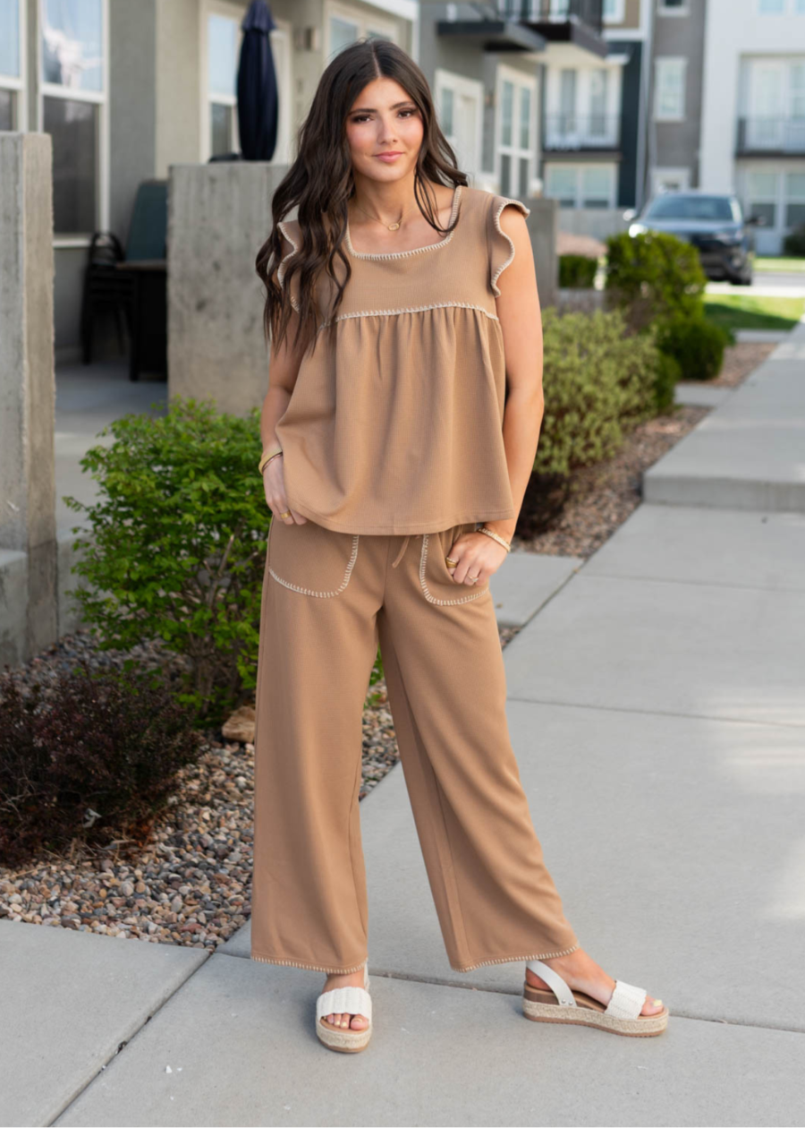 Addison Brown Top