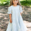 Amiri Soft Blue Little Girl Dress
