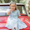 Amiri Soft Blue Little Girl Dress