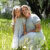 Amiri Soft Blue Little Girl Dress