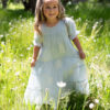 Amiri Soft Blue Little Girl Dress