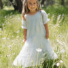 Amiri Soft Blue Little Girl Dress