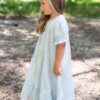Amiri Soft Blue Little Girl Dress