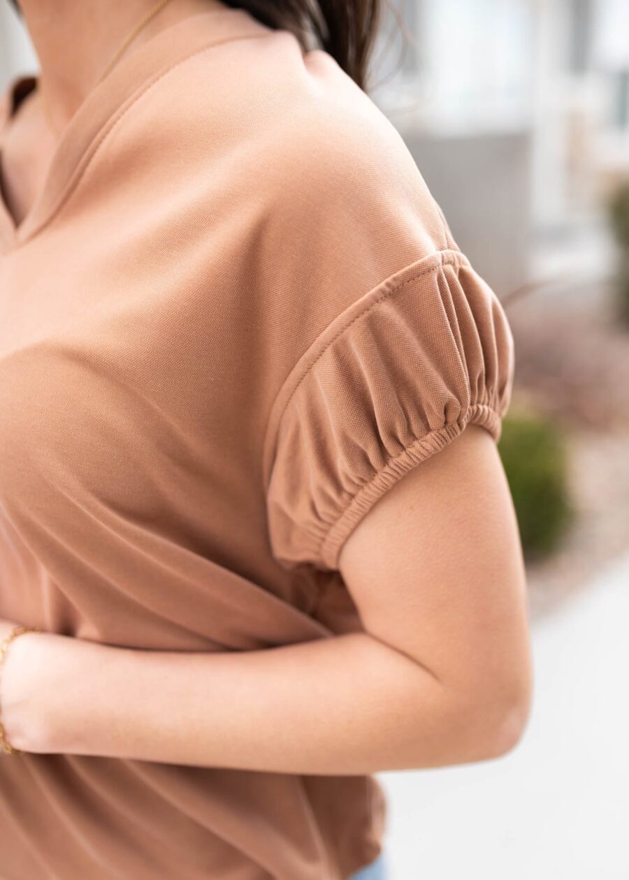 Aniece Light Mocha Top