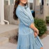 AnnaChambrayTieredDress_DSC4649.jpg Anna Chambray Tiered Dress