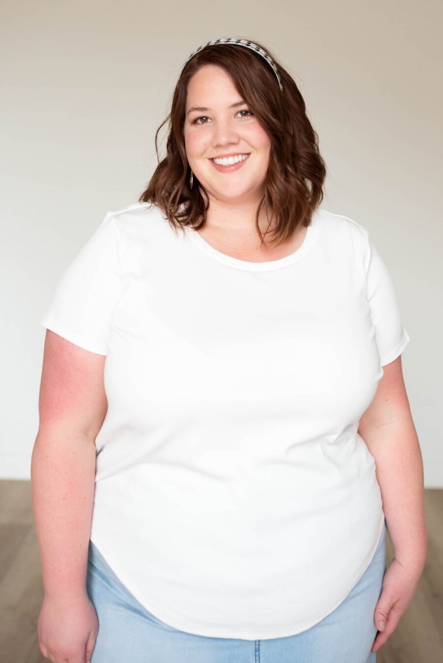 Ari White Ribbed Top
