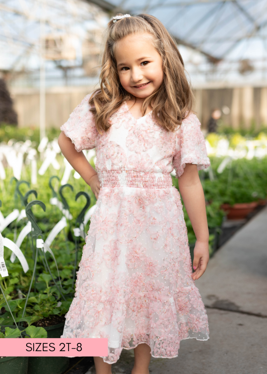 AubreePinkFloralLittleGirlDress.png Aubree Pink Floral Little Girls Dress
