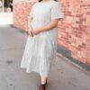 Blair Sage Gingham Dress