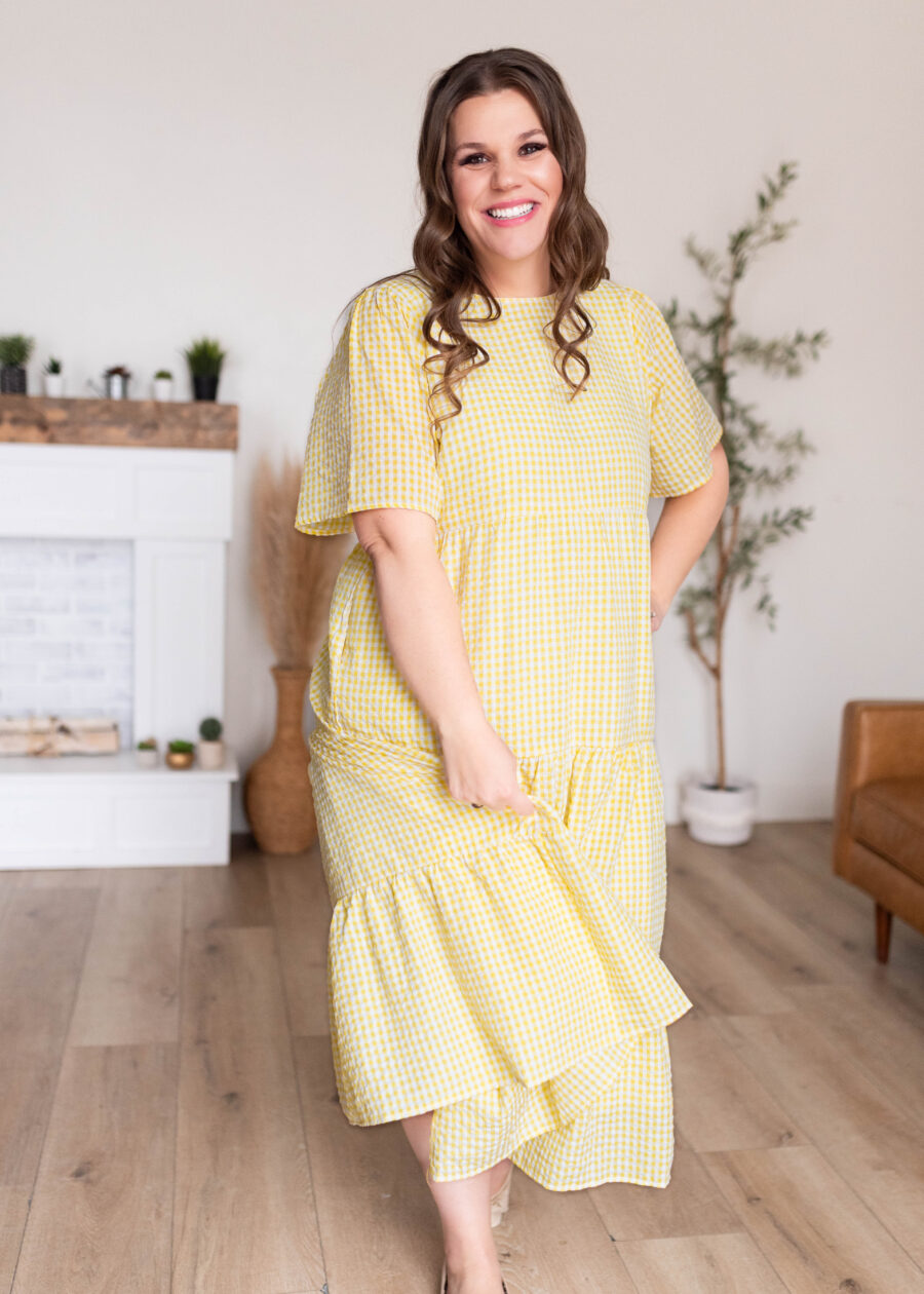 BlairYellowGinghamDress_DSC0758.jpg Blair Yellow Gingham Dress