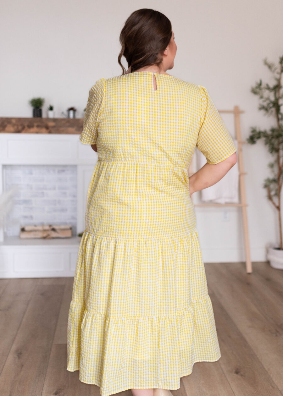 BlairYellowGinghamDress_DSC0776.jpg Blair Yellow Gingham Dress