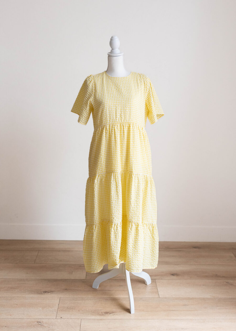 BlairYellowGinghamDress_DSC1255.jpg Blair Yellow Gingham Dress