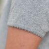Blaire Grey Scallop Top