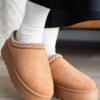 Brixlee Tan Suede Clog