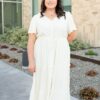 Rebekah Cream Button Down Dress
