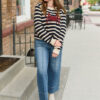 Millie Striped Pattern Sweater