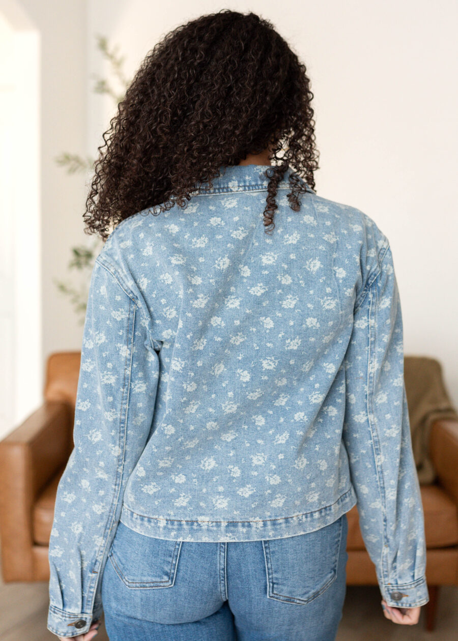 Nova Floral Denim Jacket