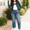 Phoebe Pine Green Cardigan