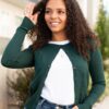 Phoebe Pine Green Cardigan