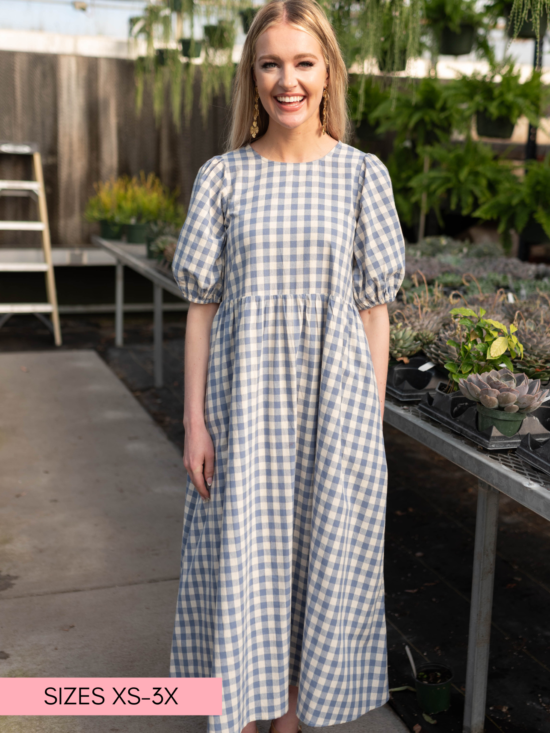 RachelBlueGinghamDress.png Rachel Blue Gingham Dress