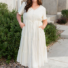 Rebekah Cream Button Down Dress