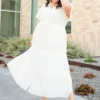 Rebekah Cream Button Down Dress