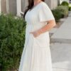 Rebekah Cream Button Down Dress