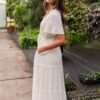 Rebekah Cream Button Down Dress