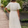 Rebekah Cream Button Down Dress