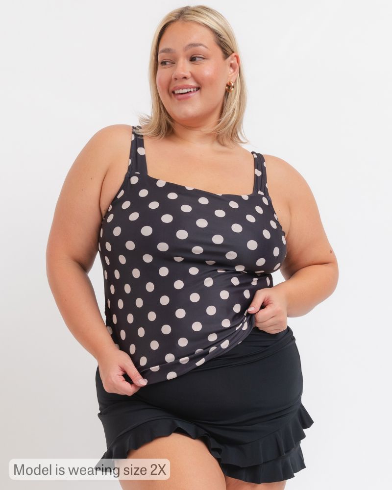 RetroDotSquareNeck2X1.jpg Retro Dot Square Neck Tankini Top