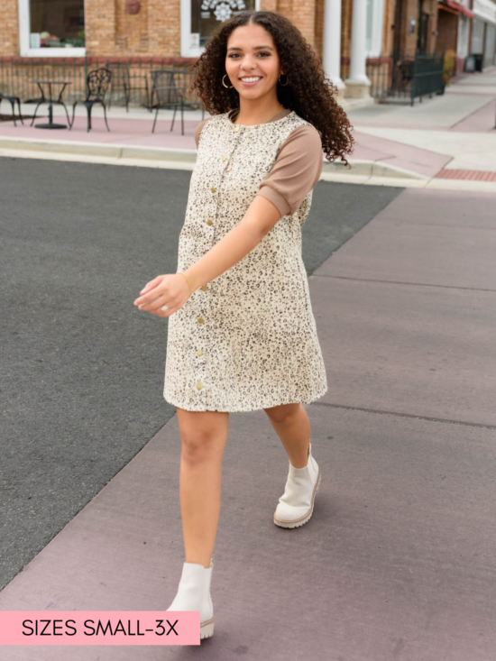 Riley Leopard Print Dress