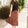 Sabrina Chestnut Pattern Skirt