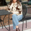 Sami Cream Pattern Cardigan