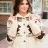 Sami Cream Pattern Cardigan