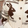 Sami Cream Pattern Cardigan