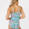 Trellis Floral Classic One-Piece