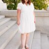 Valorie Ivory Mini Dress