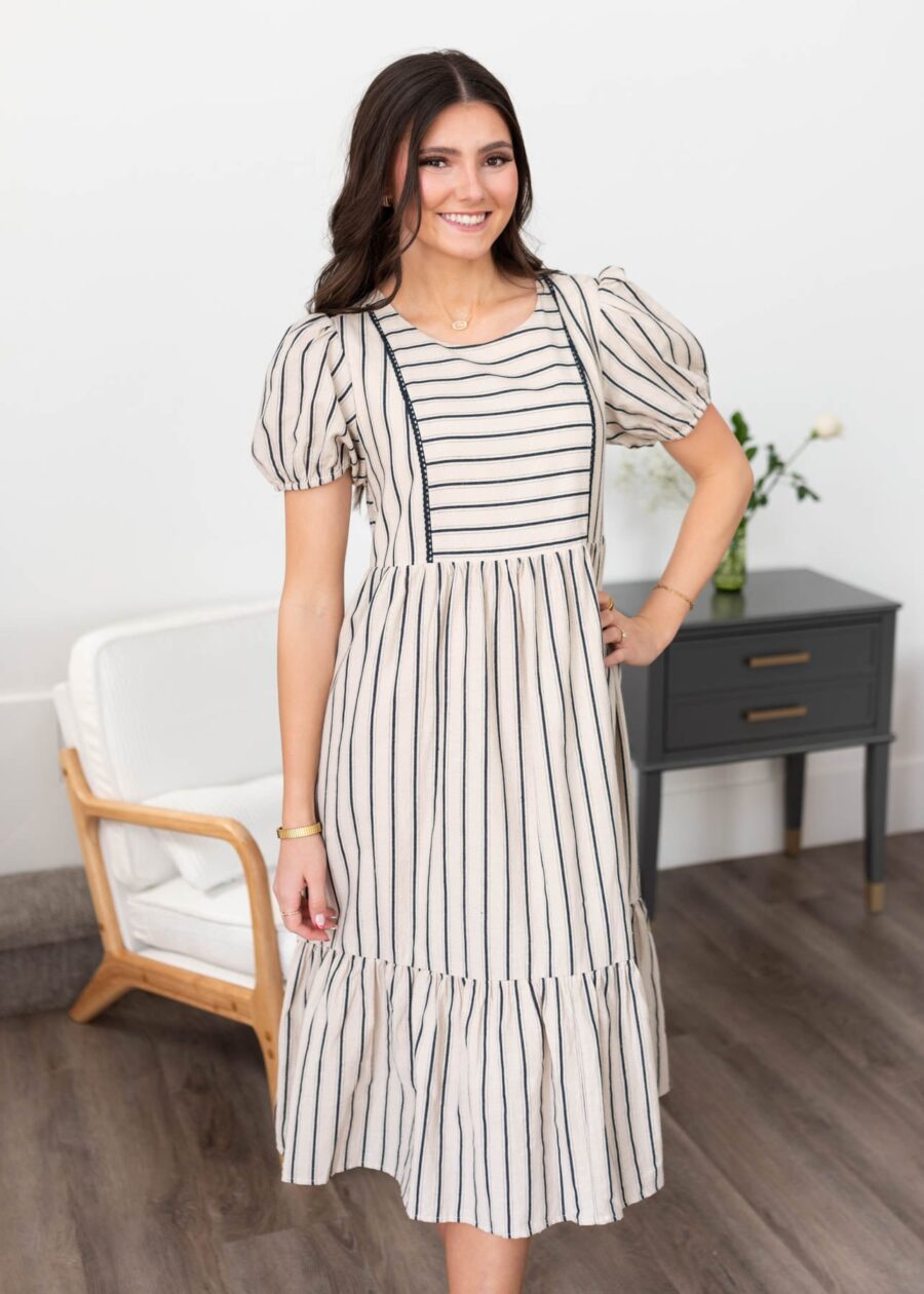 VinnieNavyStripeDress_DSC8984.jpg Vinnie Navy Stripe Dress