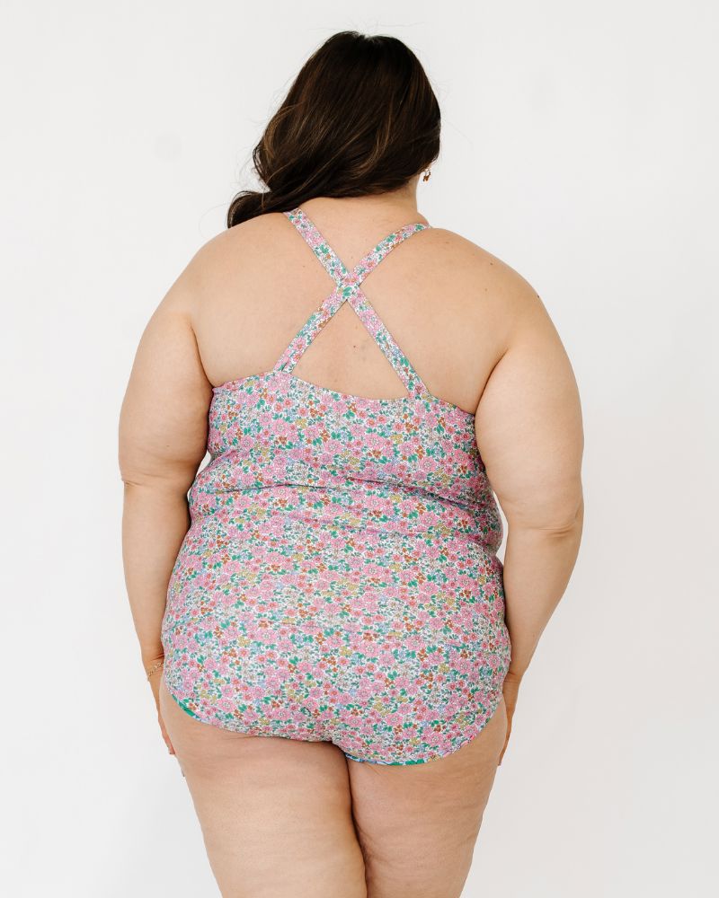 WhimsyDoubleCinch4_2.jpg Whimsy Floral Double-Cinch Tankini Top