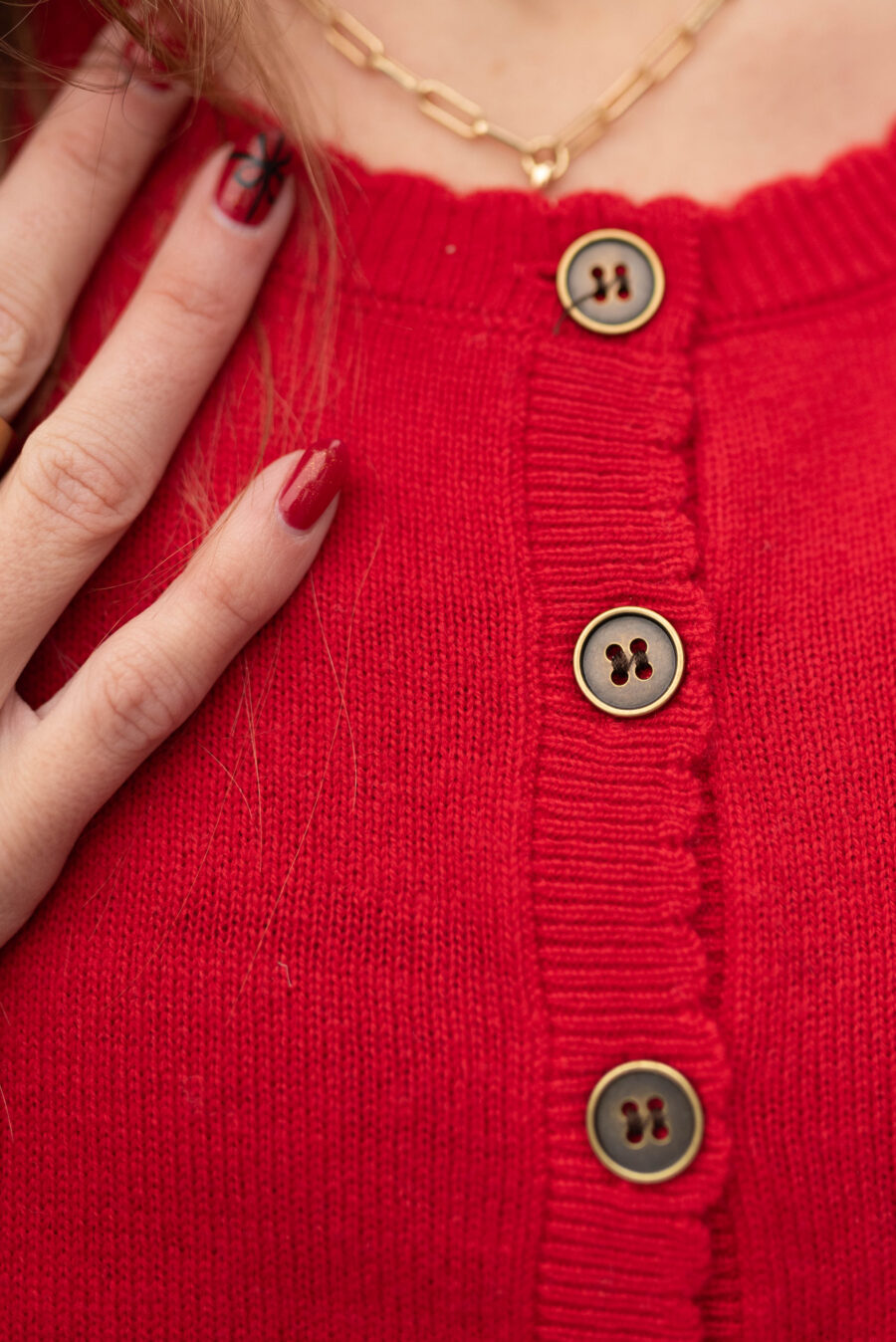 ZoeRedButtonUpSweater_DSC1996.jpg Zoe Red Button Up Sweater