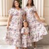 ZoiePinkFloralTieredDressLL6-19-64.jpg Zoie Pink Floral Tiered Dress