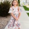 ZoiePinkFloralTieredLittleGirlDress_DSC2454.jpg Zoie Pink Floral Tiered Little Girl Dress