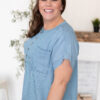 ZuriStripedChambrayTop_DSC5218.jpg Zuri Striped Chambray Top